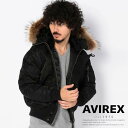 【AVIREX】N-2B COMMERCIAL（REAL FUR）/N-2B コマーシャル(リアルファー)