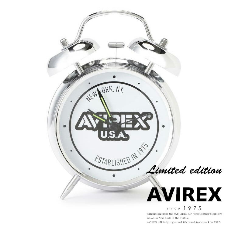 AVIREX 公式通販 |《直営店限定》ALARM CLOCK / アラーム クロック / 目覚まし時計 アビレックス アヴィレックス メンズ 男性メンズ 男性 レディース 女性 男女兼用 ユニセックス