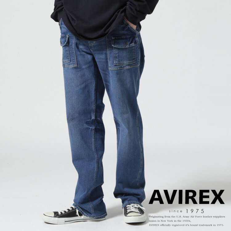 ☆★タイムセール｜AVIREX 公式通販 | DENIM BUSH PANTS / デニム ブッシュ パンツ(アビレックス アヴィレックス)※セール品につき交換 返品不可