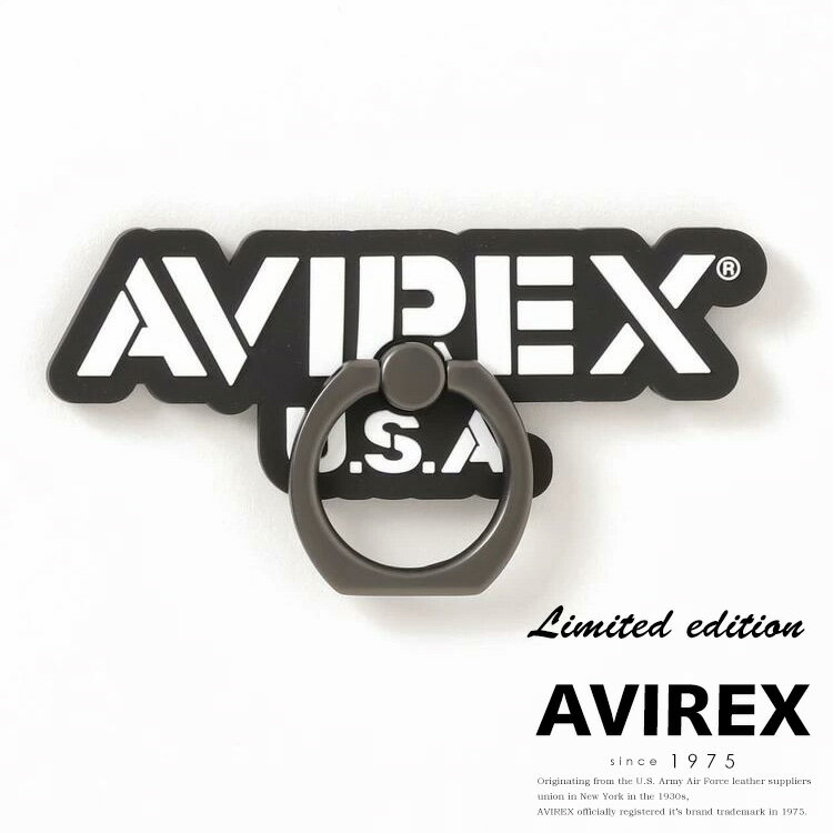 楽天AVIREX【AVIREX】《直営店限定》BUNKER RING 'AVIREX' / バンカー リング / スマホリング