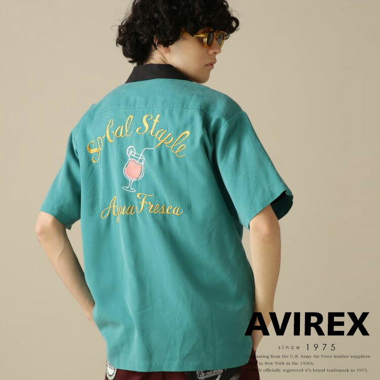 アヴィレックス ★SALE｜AVIREX 公式通販 |BOWLING SHIRT AGUA FRESCA / ボーリング シャツ アグア フレスカ(アビレックス アヴィレックス)メンズ 男性※セール品につき交換 返品不可