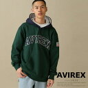 ☆★タイムセール｜AVIREX 公式通販｜ARCH LOGO COLOR HOOD L/S PARKA / アーチ ロゴ カラー フード パーカー(アビレックス アヴィレックス)メンズ 男性※セール品につき交換 返品不可