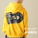 ★SALE｜AVIREX 公式通販 【WEB DEPOT限定】RECORD DESIGN SWEAT PULL OVER PARKA(アビレックス アヴィレックス)メンズ 男性※セール品につき交換 返品不可