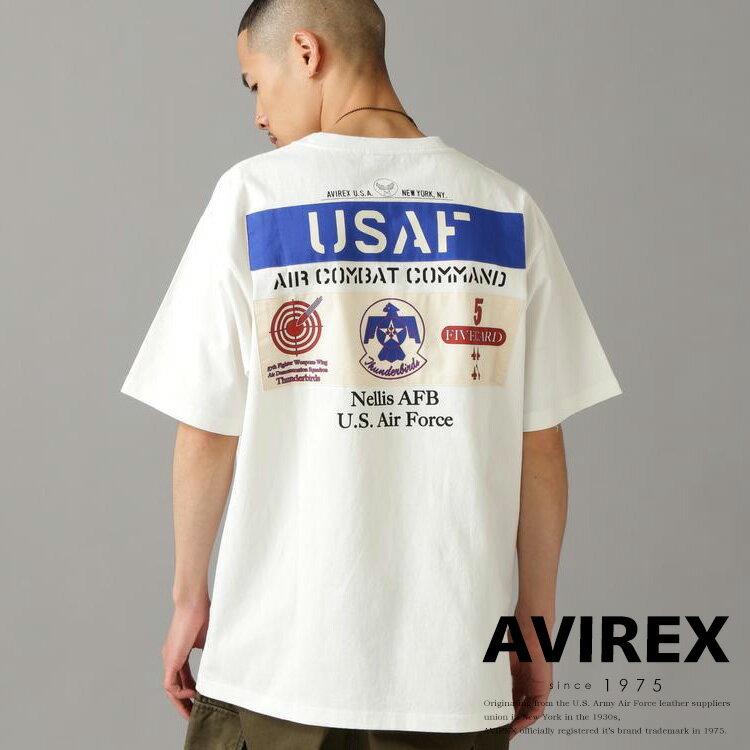 ★SALE｜AVIREX 公式通販｜SHORT SLEEVE T-SHIRT USAF THUNDER BIRDS / ショートスリーブ Tシャツ USAF サンダーバーズ(アビレックス アヴィレックス)メンズ 男性※セール品につき交換 返品不可