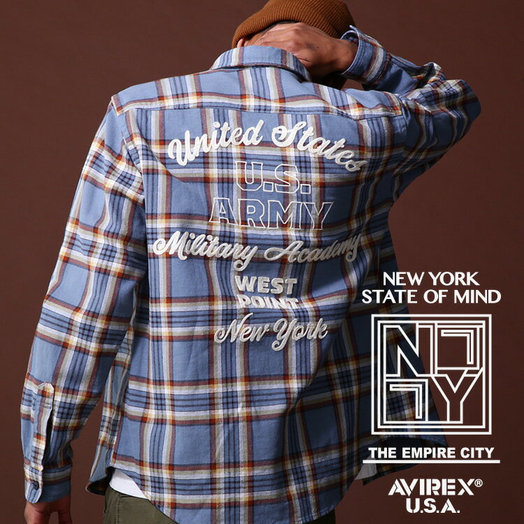 ★SALE｜AVIREX 公式通販｜COTTON CHECK EMB