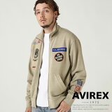 AVIREX ΡL/S FADE WASH STAND ZIP SWEAT NYC A.N.G./եɥå ɥåץå NYC ANG(ӥå å) 