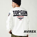 AVIREX ʔ́bLONG SLEEVE T-SHIRT TOPGUN /  TVc gbvK(ArbNX ABbNX)Y j