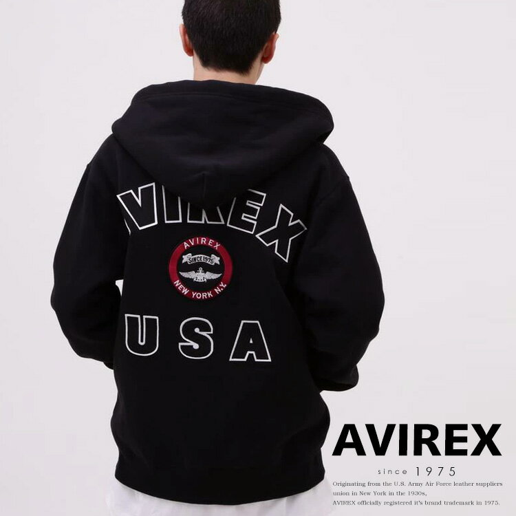 AVIREX 公式通販｜VARSITY LOGO SWEAT ZIP UP 