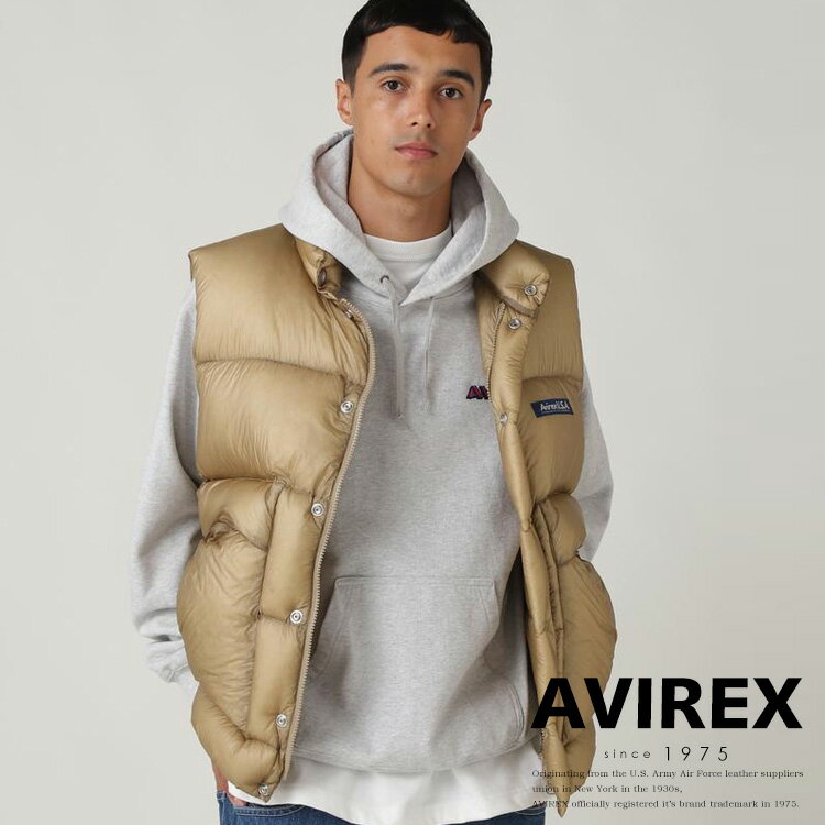 AVIREX 公式通販｜URBAN DOWN VEST JACKET/ アーバン ダウンベスト ジャケット(アビレックス アヴィレックス)メンズ 男性