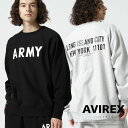 ★SALE｜AVIREX 公式通販｜アーミー トレーニング クルー スウェット / ARMY TRAINING CREW SWEAT(アビレックス アヴィレックス)メンズ 男性※セール品につき交換 返品不可