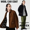 ☆★タイムセール｜AVIREX 公式通販 |《WEB限定》WOOL CAR COAT / ウール カーコート(アビレックス アヴィレックス)メンズ 男性※セール品につき交換 返品不可