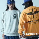 アビレックス トレーナー メンズ ★SALE｜AVIREX 公式通販 | L/S CREW SWEAT CAMP LUNA / クルーネックスウェット キャンプ ルナ(アビレックス アヴィレックス)メンズ 男性※セール品につき交換 返品不可