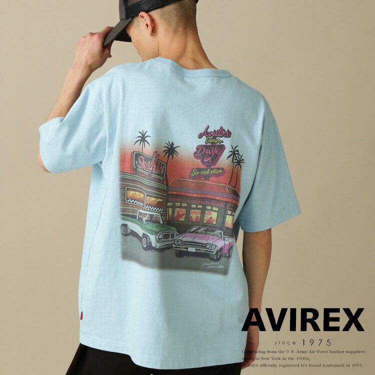 ★SALE｜AVIREX 公式通販 |WEST COAST SHORT SLEEVE T-SHIRT DINER(アビレックス アヴィレックス)メンズ..