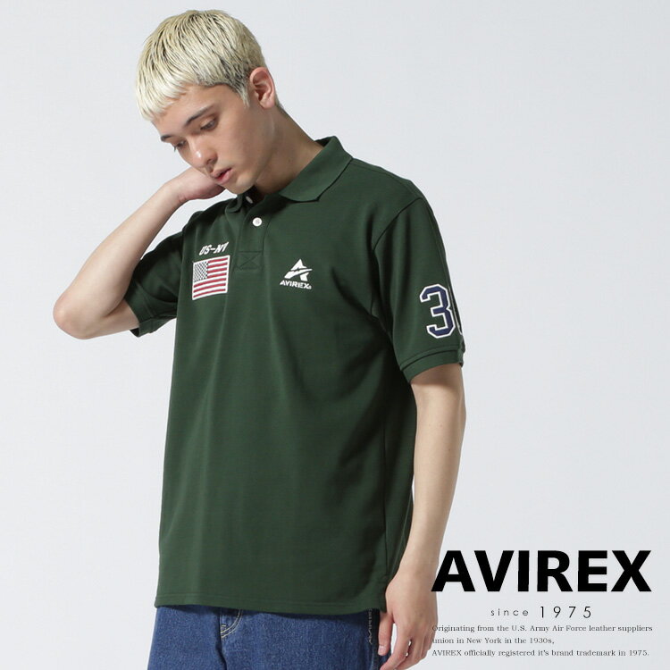 ☆★タイムセール｜AVIREX 公式通販｜POLO SHIRT NEVADA/ポロシャツ ネバダ(アビレックス アヴィレックス)メンズ 男性※セール品につき交換 返品不可