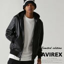 アヴィレックス 革ジャン メンズ AVIREX 公式通販｜《直営店別注》 COMFORTABLE LEATHER FOOD JACKET / コンフォータブル レザー フード ジャケット(アビレックス アヴィレックス)メンズ 男性