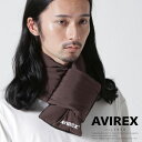 AVIREX 公式通販|LOGO THINSULATE MUFFLER / ロゴ シンサレート マフラー(アビレックス アヴィレックス)メンズ 男性 レディース...