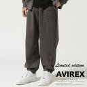 AVIREX ʔ́bscXtEMBOSS PANTS EMBLEM / G{X pc Gu(ArbNX ABbNX)Y j