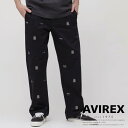 AVIREX ʔ́bPOINT EMBROIDERY CHINO PANTS / |Cg GuC_[ `mpc(ArbNX ABbNX)Y j