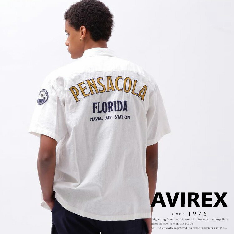 AVIREX 公式通販｜LINEN/COTTON PENSACOLA WORK SHIRT/ リネン/コットン ペンサコラ ワークシャツ(アビレックス アヴィレックス)メンズ 男性