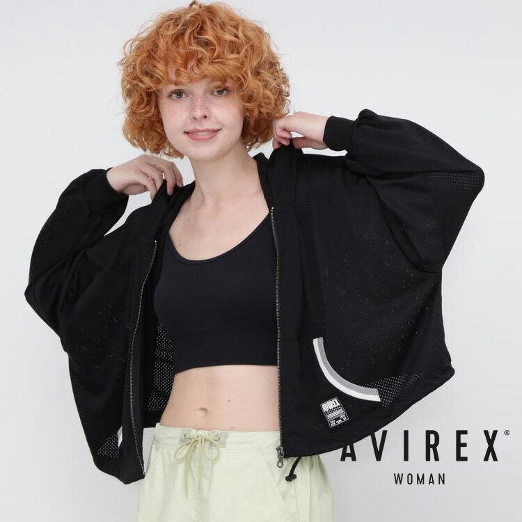 AVIREX 公式通販｜OVER SIZE MESH ZIP PARKA/オーバーサイズ メッシュ ジップ パーカー(アビレックス アヴィレックス)レディース 女性 その1