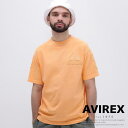 AVIREX ʔ́bFADE WASH WARBUCKS PATCH T-SHIRT / tFChEHbV EH[obNX pb` TVc(ArbNX ABbNX)Y j