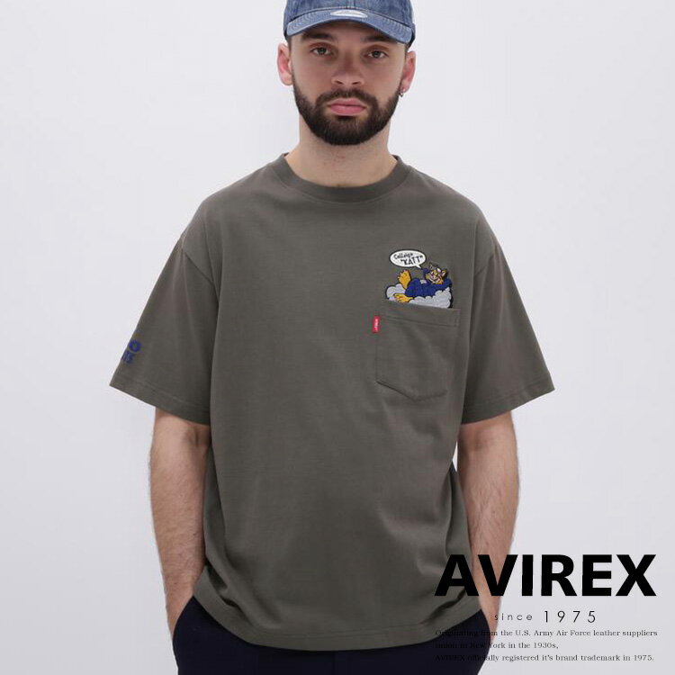 AVIREX 公式通販｜WILDCATS POCKET T-SHIRT / ワイルドキャッツ ポケット Tシャツ(アビレックス アヴィレックス)メンズ 男性