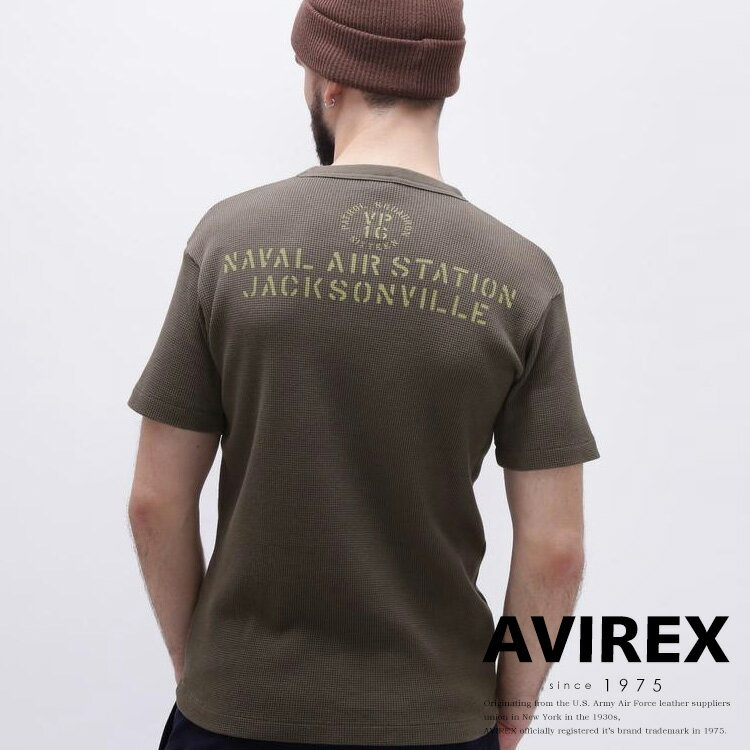 AVIREX 公式通販｜WAFFLE T-SHIRT JACKSONVILLE / ワッフル Tシャツ ジャクソンビル(アビレックス アヴィレックス)メンズ 男性