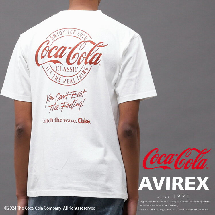 AVIREX 公式通販｜《AVIREX / Coca-Cola》90s POCKET LOGO T-SHIRT/90s ポケットロゴ Tシャツ/アヴィレックス/コカ・コーラメンズ 男性