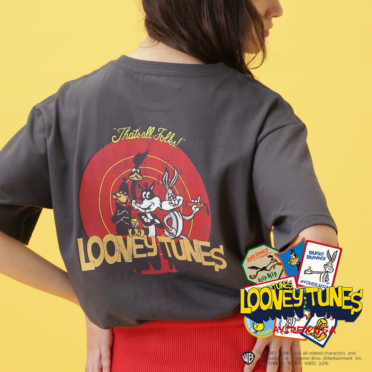 AVIREX 公式通販｜《LOONEY TUNES/AVIREX/RyuAmbe》ALL STAR T-SHIRT/ルーニー・テューンズ/アヴィレックス/リュウアンべ(アビレックス アヴィレックス)レディース 女性 トゥイーティー バッグス・バニー ダフィー・ダック ロード・ランナー ワイリー・コヨーテ