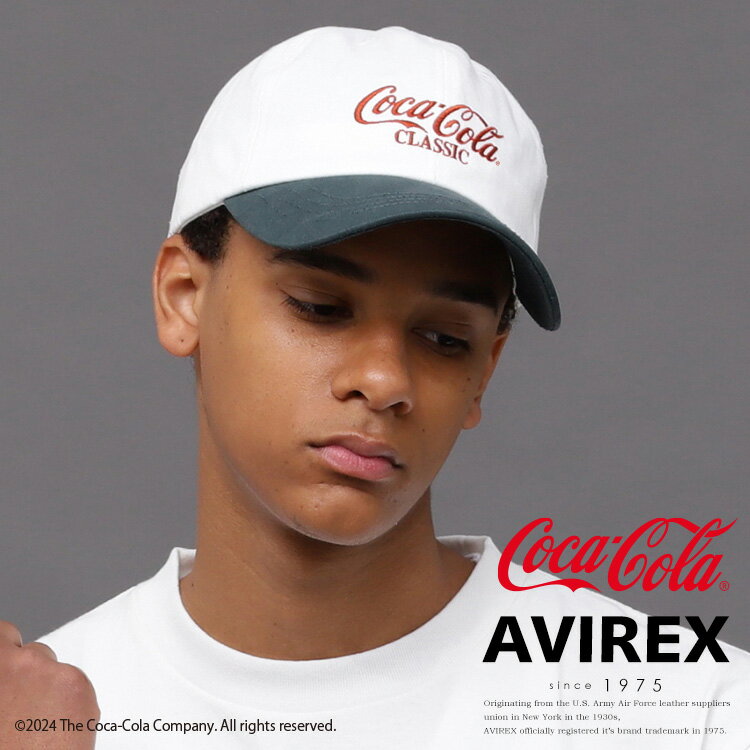 AVIREX 公式通販｜《AVIREX / Coca-Cola》90s LOGO CAP/90s ロゴ キャップ/アヴィレックス/コカ・コーラメンズ 男性 レディース 女性 男女兼用 ユニセックス