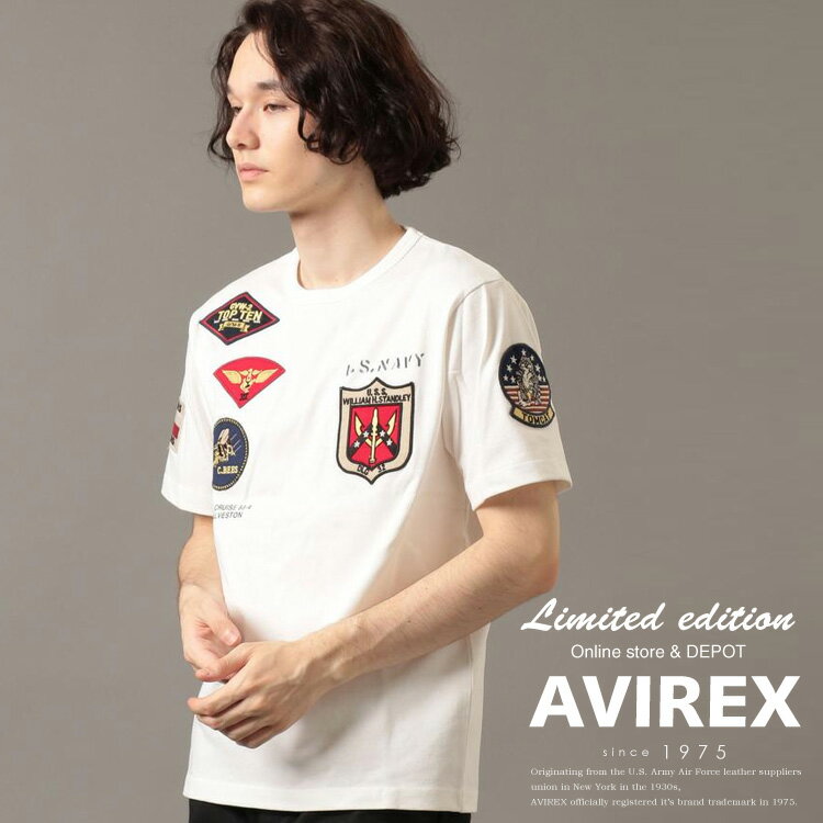 AVIREX 公式通販｜《WEB＆DEPOT限定》S/S CREW NECK TOP GUN WAP