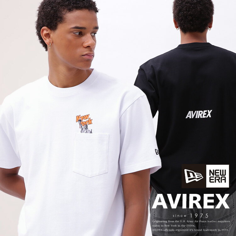 ☆★タイムセール｜AVIREX 公式通販｜《AVIREX × NEW ERA》NEW ERA POCKET S/S T-SHIRT NEW YORK(アビレックス アヴィレックス)メンズ 男性※セール品につき交換 返品不可のサムネイル