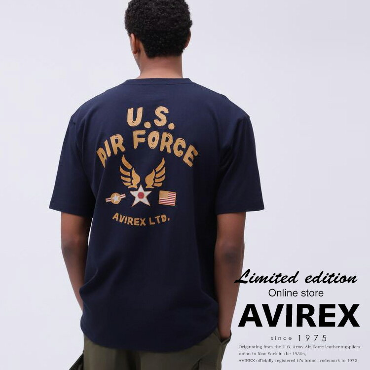 AVIREX 公式通販｜《WEB&DEPOT限定》AIR FORCE T-SHIRT / エアフォース Tシャツ(アビレックス アヴィレックス)メンズ 男性