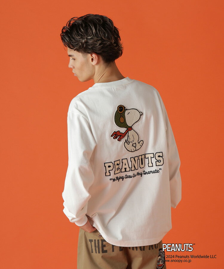 楽天市場】スヌーピー Tシャツ(柄刺繍)(トップス|メンズ 楽天市場】スヌーピー Tシャツ(柄刺繍)(トップス|メンズ