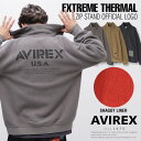AVIREX 公式通販|EXTREME THERMAL ZIP STAND OFFICIAL LOGO /エクストリーム サーマル スタンドジップ オフィシャル...