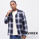 AVIREX 公式通販|OMBRE CHECK SHIRT "NYC" / 長袖 オンブレーチェック シャツ "ニューヨーク シティ"(アビレックス アヴィレックス)メンズ 男性