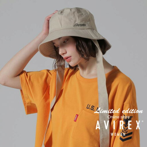 【AVIREX】《直営店限定》DETACHABLE RIBBON HAT/デタッチャブルリボンハット 【AVIREX】《直営店限定》DETACHABLE RIBBON HAT/デタッチャブルリボンハット