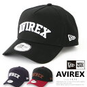 AVIREX 公式通販|《AVIREX × NEW ERA》9FORTY A-FRAME LOGO CAP ADJUSTABLE / 9フォーティー Aフレーム...
