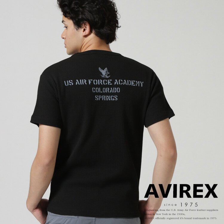 AVIREX 公式通販｜MINI WAFFLE T-SHIRT / ミニワッフル 半袖Tシャツ(アビ