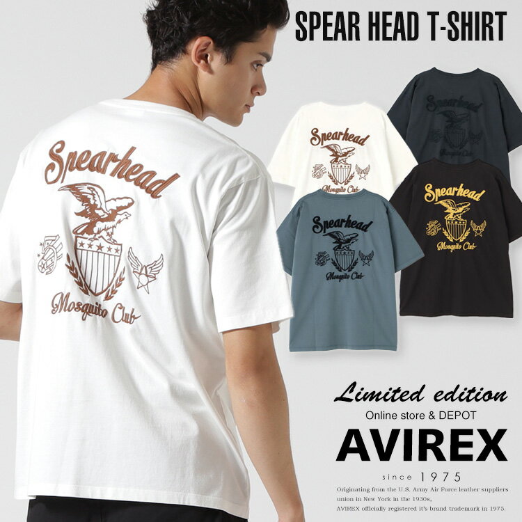 楽天AVIREXAVIREX 公式通販｜《WEB&DEPOT限定》SPEAR HEAD T-SHIRT / スピアヘッド Tシャツ（アビレックス アヴィレックス）メンズ 男性
