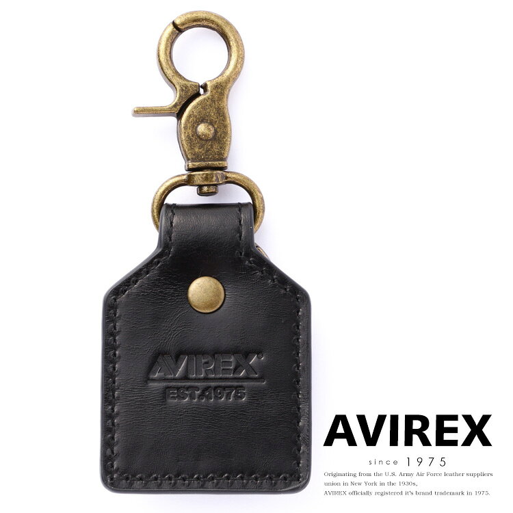 AVIREX 公式通販｜AVIREX KEY HOLDER EMBOSSED LEATHER / アヴィレックス キーホルダー エンボス レザー(アビレックス アヴィレックス)メンズ 男性 レディース 女性 男女兼用 ユニセックス