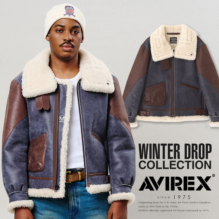 楽天市場】AVIREX B－3（カラーネイビー）（コート・ジャケット