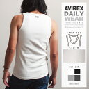 AVIREX 公式通販・DAILY WEAR | デイリーウエアーをアップデート!!抗菌・防臭効果で気になるニオイをシャットアウト!!WIDE RIB TANK...
