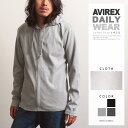 ペアパーカー AVIREX 公式通販・DAILY WEAR | デイリーウエアーをアップデート!!抗菌・防臭効果で気になるニオイをシャットアウト!!リブ ジップ パーカRIB ZIP PARKA(アビレックス/アヴィレックス)メンズ 男性