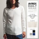 AVIREX 公式通販・DAILY WEAR | デイリー ロングスリーブ サーマル Vネック ティーシャツDAILY L/S THERMAL V-NECK T...