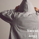 アヴィレックス ジップアップパーカー メンズ AVIREX 公式通販・DAILY WEAR | 秋春向けアメカジライクなデイリー ジップ パーカー/DAILY ZIP PARKA(アビレックス アヴィレックス)無地 スウェット 白 黒 グレー ネイビー 春 秋 前開き おしゃれ