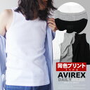 AVIREX ʔ́EDAILY WEAR/IC | M[ u ^NgbvWIDE BACK RIB TANK TOP(ArbNX/ABbNX)Y j