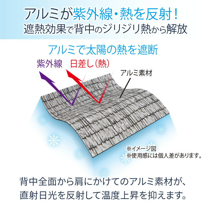 【送料無料】アルミ遮熱ベスト［Z3084］遮熱 ベスト 暑さ対策 紫外線 UV カット ア...