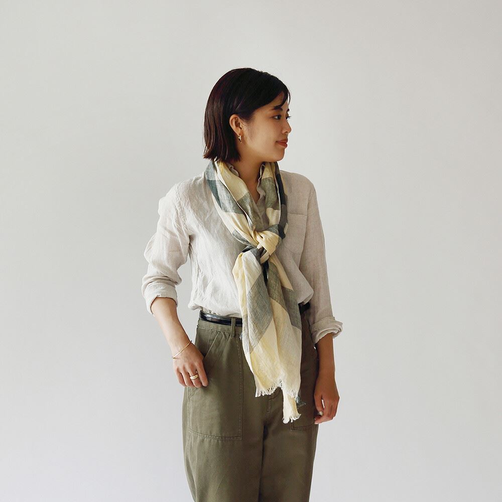 ストール レディース リネン 100% おしゃれ 春 夏 日よけ 母の日 プレゼント 【5円オフクーポン発行中】