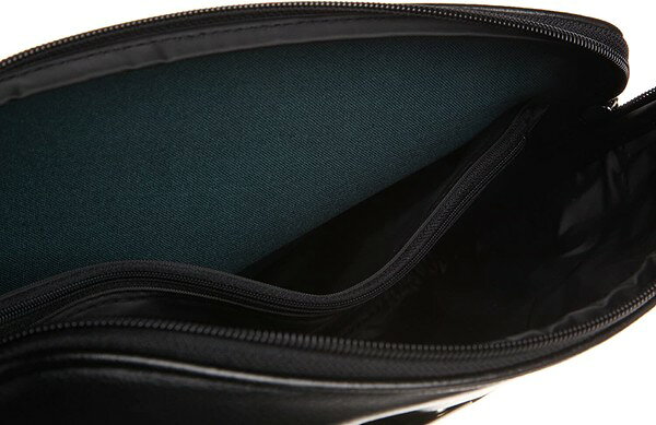 セカンドバッグ 集金バッグ メンズ シャトル中ファスナー付き集金ケース 合皮 フェイクレザー 日本製 豊岡 職人手作り ブラウン